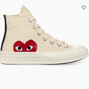 Comme Des Garçons Play x Converse Unisex High Top sneaker